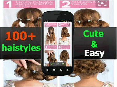 Easy Cute Hairstyles screenshot 1