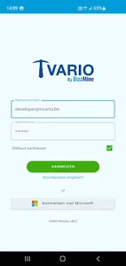 Vario Mobile App screenshot 0