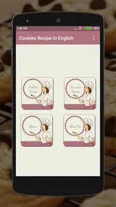 Cookies Recipes in English screenshot 0