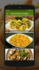 Snacks Recipes in English screenshot 4