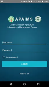 APAIMS screenshot 1
