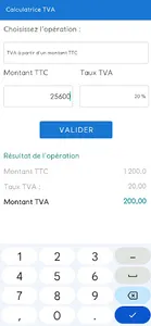 Calculatrice TVA - TVA inveré screenshot 3