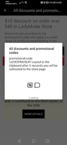 Coupons, discounts and promoti screenshot 3