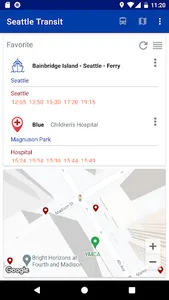 Transit Schedules in Seattle screenshot 1
