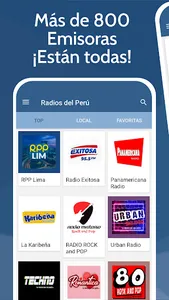 Radios del Peru FM en Vivo screenshot 1