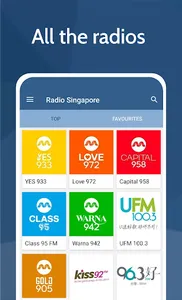 Singapore Radio Stations screenshot 0