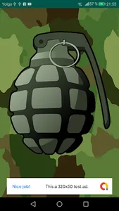 Simulated explosive grenade screenshot 1