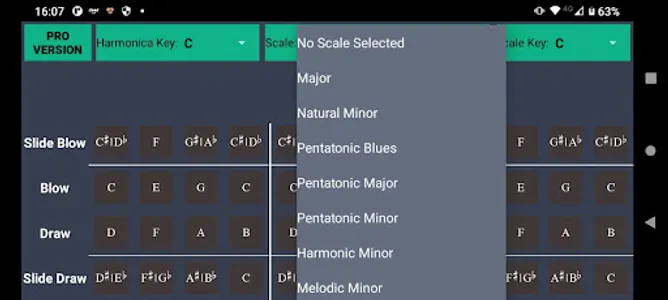 Chromatic Harmonica screenshot 1