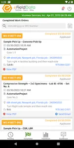 eFieldDATA screenshot 2