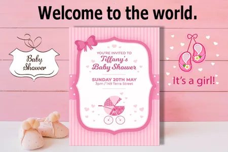 Baby Shower Invitation Maker screenshot 0
