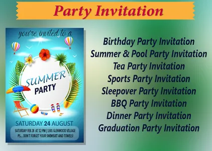 Party Invitation Card Maker screenshot 2