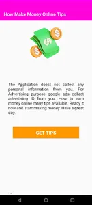 How to make money online tips screenshot 0
