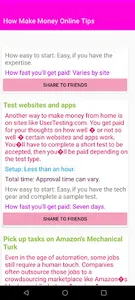 How to make money online tips screenshot 5