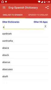 Offline English Spanish Dictio screenshot 16