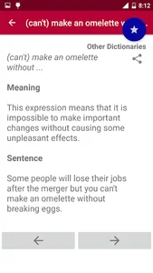 Offline Idioms & Phrases Dicti screenshot 13