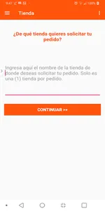 Ventanilla Delivery screenshot 1