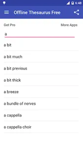 Offline Thesaurus Dictionary screenshot 7