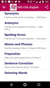 SSC CGL English Offline screenshot 4