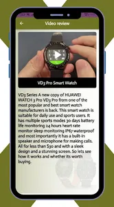 VD3 Pro Smart Watch Guide screenshot 4