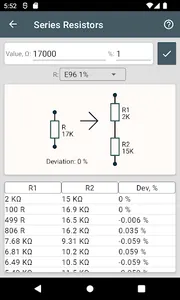 Resistors screenshot 2