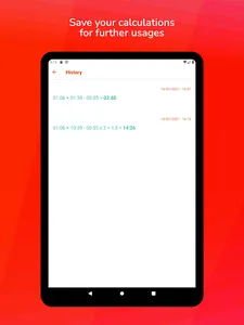 Time { + - x ÷ } screenshot 8