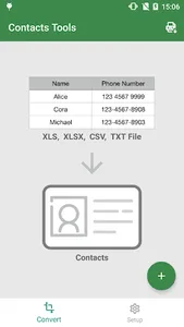 Contacts Tools - Excel to VCF screenshot 0