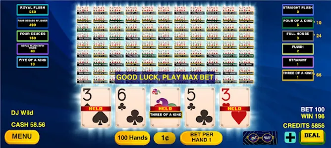 Deuces Wild Multi VideoPoker screenshot 5