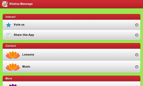 Shiatsu Massage screenshot 2
