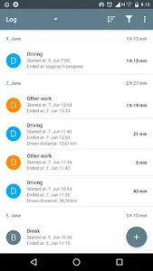 Tachograph screenshot 1