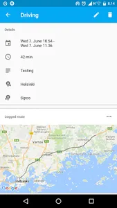 Tachograph screenshot 2