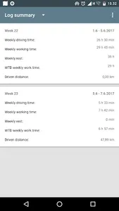 Tachograph screenshot 4