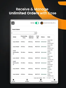 Rideeats Vendor screenshot 10