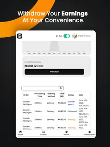 Rideeats Vendor screenshot 12