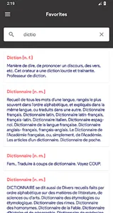 Dictionnaire Français Français screenshot 0