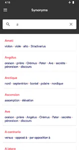 Synonyms French Offline screenshot 0