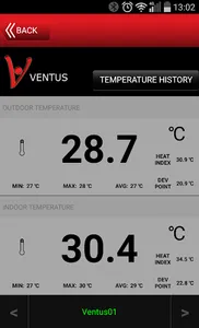 Ventus BT Weather Station screenshot 1