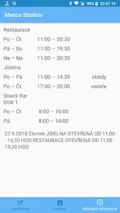 Menza ČVUT screenshot 4