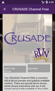 The VRN App screenshot 2