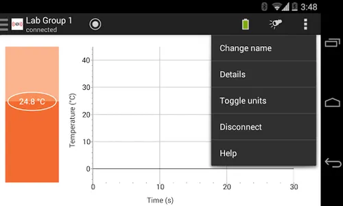 Vernier Go Wireless screenshot 1