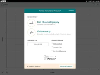Vernier Instrumental Analysis screenshot 5