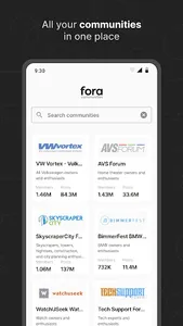 Fora Communities screenshot 1