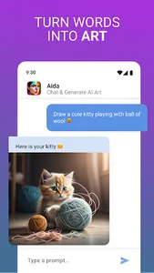 Aida: Chat & Generate AI Art screenshot 0