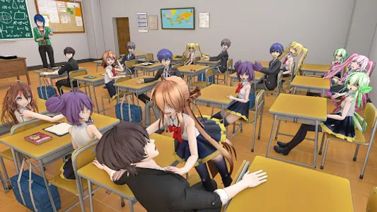 High School Love Sim Life Game screenshot 12