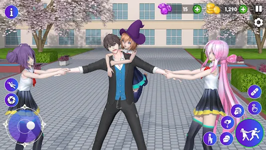 High School Love Sim Life Game screenshot 3