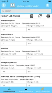 Medical Unit Converter screenshot 0