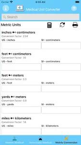 Medical Unit Converter screenshot 1