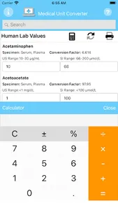 Medical Unit Converter screenshot 3