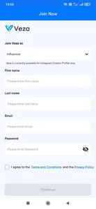 Veza: Professional Profile screenshot 1