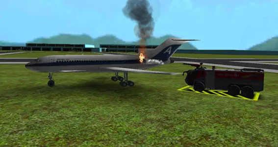 Airport Fire Truck Simulator screenshot 6