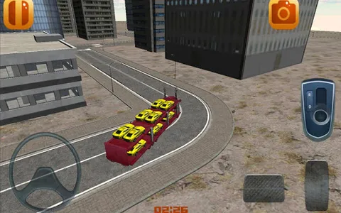 Car Transporter Parking Game screenshot 1